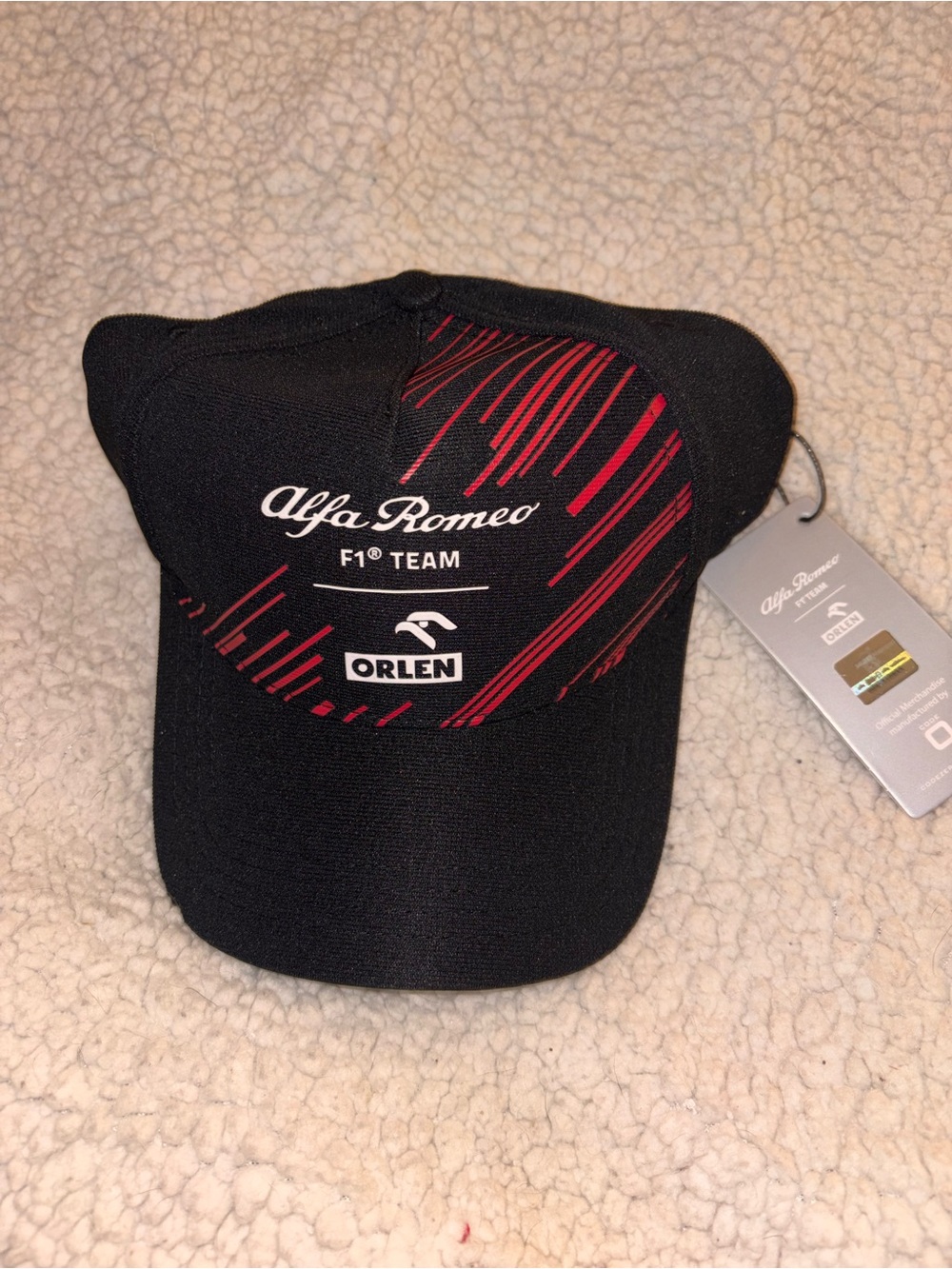 NWT Alfa Romeo F1 Team ORLEN Official Race Cap Unisex Code Zero NWT